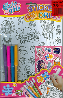 Stickers Coloring