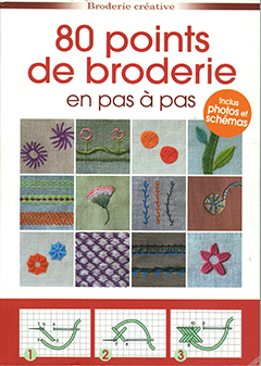 80 points de broderie en pas à pas