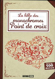 La bible des monochromes au point de croix