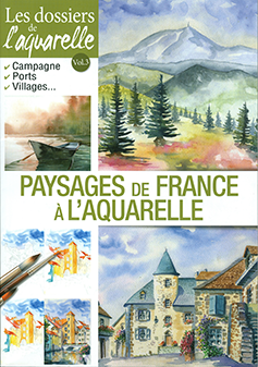 Paysages de france à l'aquarelle